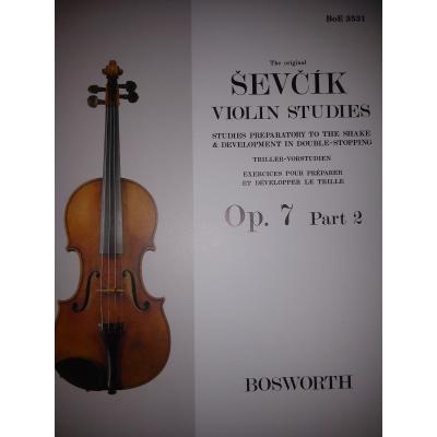 Sevcik violin studies op 7 part 2