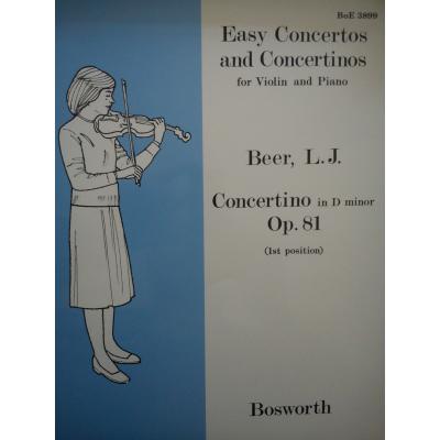 Leopold Joseph Beer - Concertino (in D Minor). Op. 81